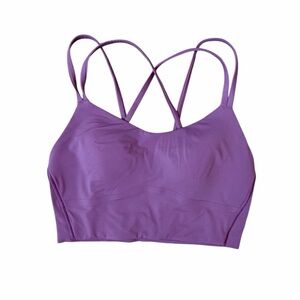 Lululemon Like a Cloud Longline Bra Light Support - Purple